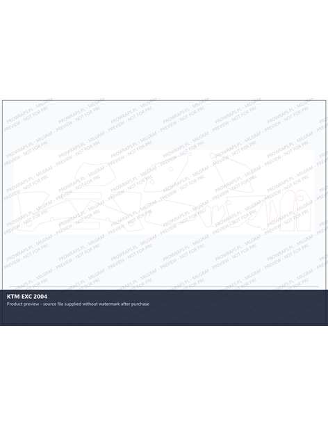 PPF Template - KTM EXC 2004