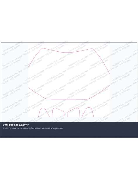 PPF Template - KTM EXC 2005-2007 2