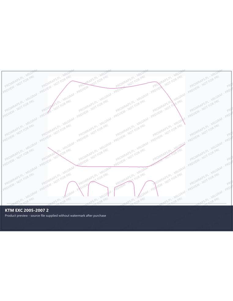 PPF Template - KTM EXC 2005-2007 2