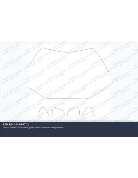 PPF Template - KTM EXC 2005-2007 2