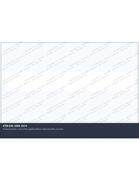 PPF Template - KTM EXC 2008-2010