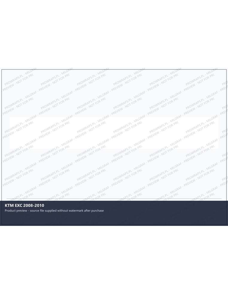 PPF Template - KTM EXC 2008-2010