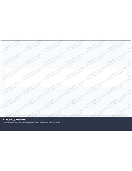 PPF Template - KTM EXC 2008-2010