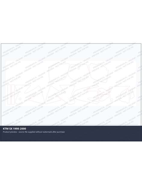 PPF Template - KTM SX 1998-2000