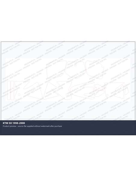 PPF Template - KTM SX 1998-2000
