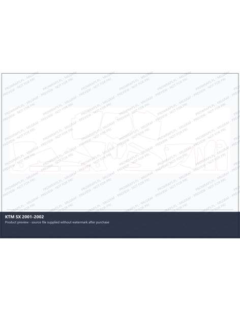 PPF Template - KTM SX 2001-2002