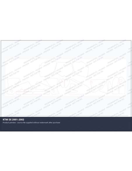 PPF Template - KTM SX 2001-2002