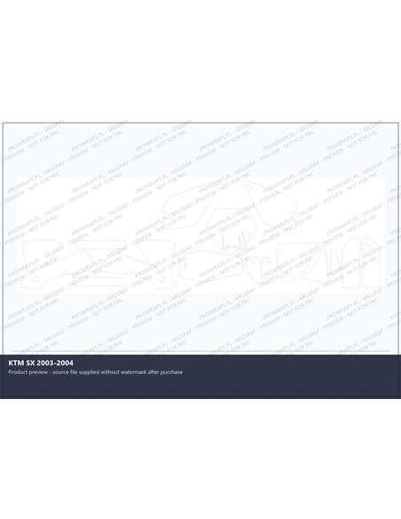 PPF Template - KTM SX 2003-2004