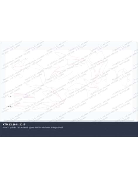 PPF Template - KTM SX 2011-2012