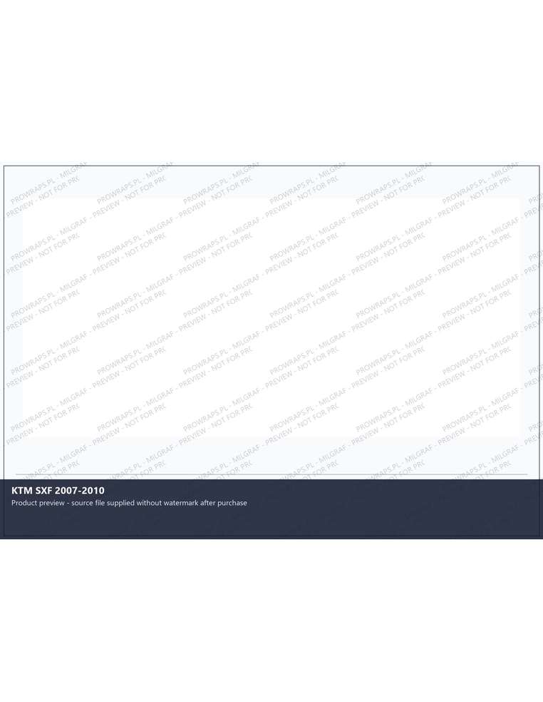PPF Template - KTM SXF 2007-2010