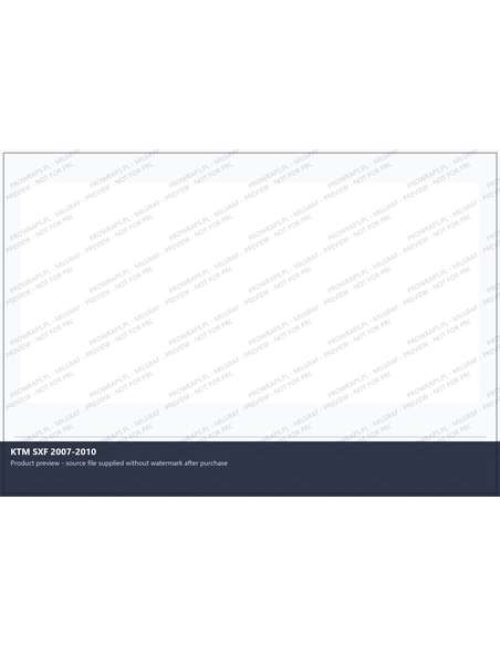 PPF Template - KTM SXF 2007-2010