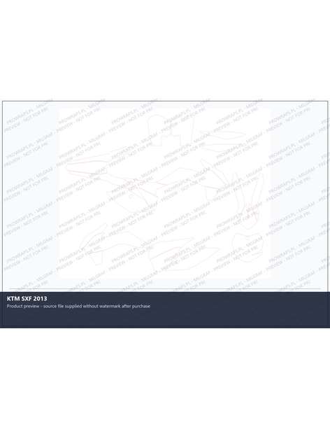 PPF Template - KTM SXF 2013