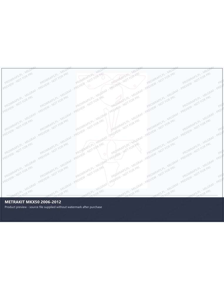 PPF Template - METRAKIT MKX50 2006-2012