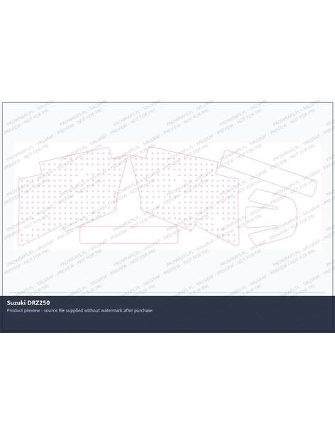 PPF Template - Suzuki DRZ250