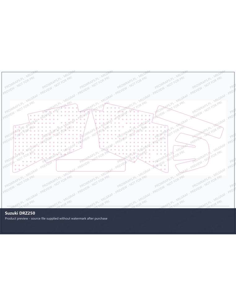 PPF Template - Suzuki DRZ250