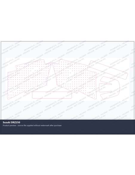 PPF Template - Suzuki DRZ250