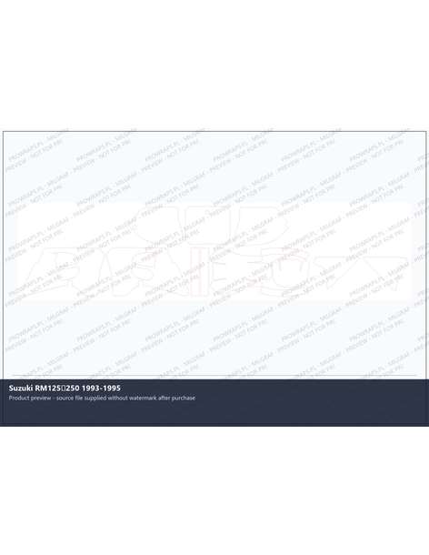 PPF Template - Suzuki RM125250 1993-1995
