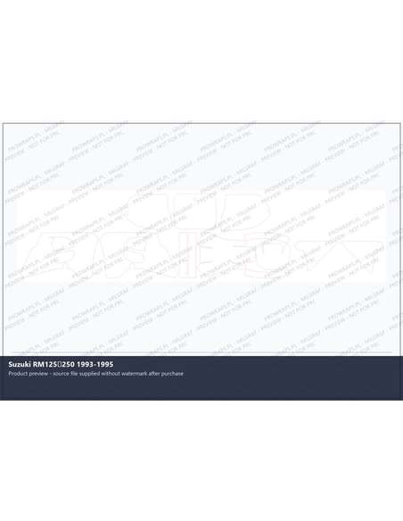PPF Template - Suzuki RM125250 1993-1995
