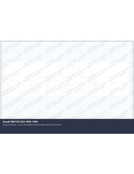 PPF Template - Suzuki RM125250 1996-1998