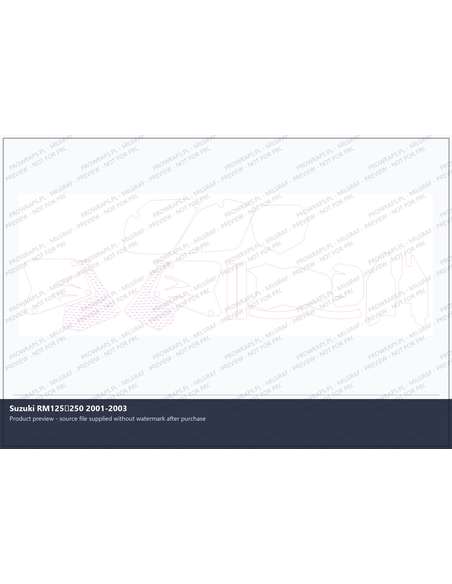 PPF Template - Suzuki RM125250 2001-2003