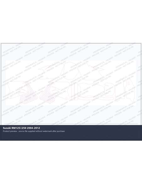 PPF Template - Suzuki RM125250 2004-2012