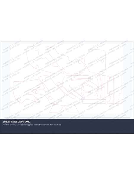 PPF Template - Suzuki RM65 2006-2012