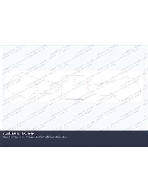 PPF Template - Suzuki RM80 1990-1999