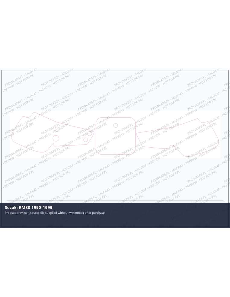 PPF Template - Suzuki RM80 1990-1999
