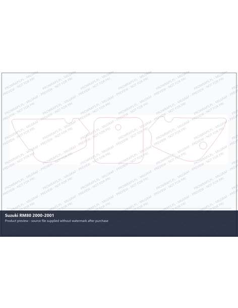 PPF Template - Suzuki RM80 2000-2001
