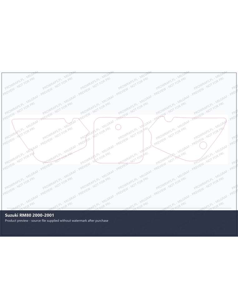 PPF Template - Suzuki RM80 2000-2001