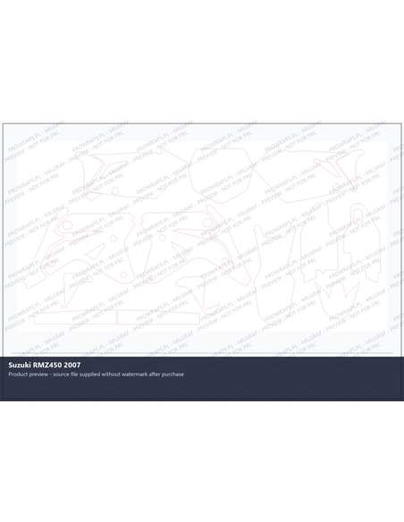 PPF Template - Suzuki RMZ450 2007