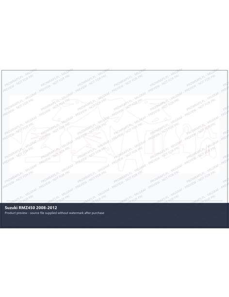 PPF Template - Suzuki RMZ450 2008-2012