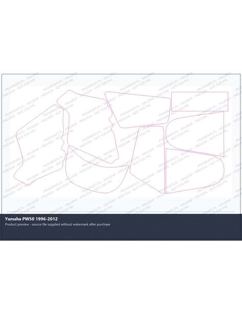 PPF Template - Yamaha PW50 1996-2012