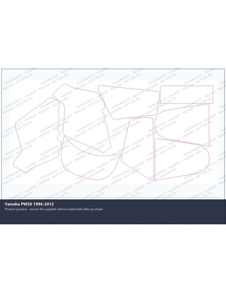 PPF Template - Yamaha PW50 1996-2012