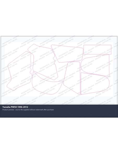 PPF Template - Yamaha PW50 1996-2012