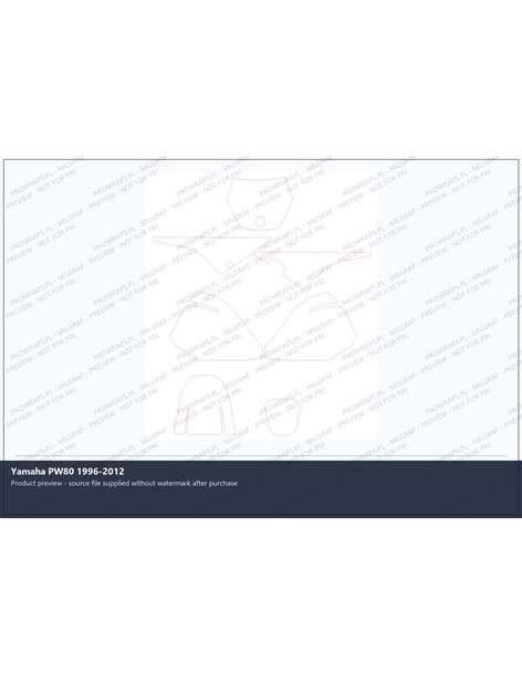 PPF Template - Yamaha PW80 1996-2012