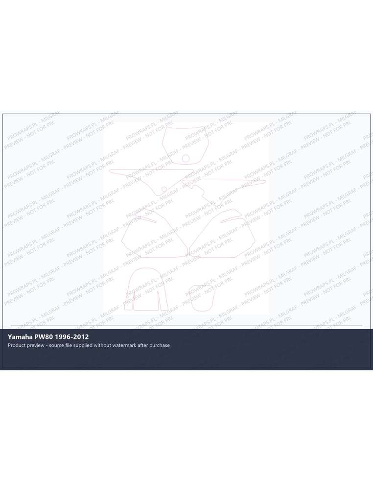 PPF Template - Yamaha PW80 1996-2012