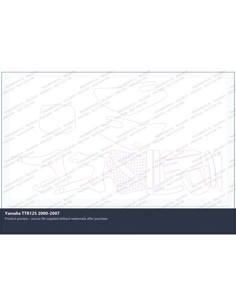 PPF Template - Yamaha TTR125 2000-2007
