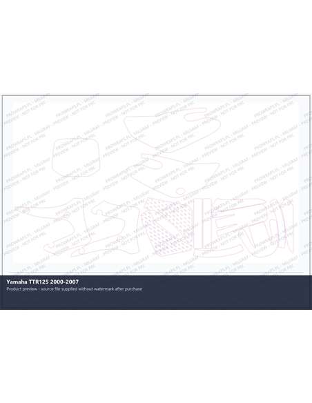 PPF Template - Yamaha TTR125 2000-2007
