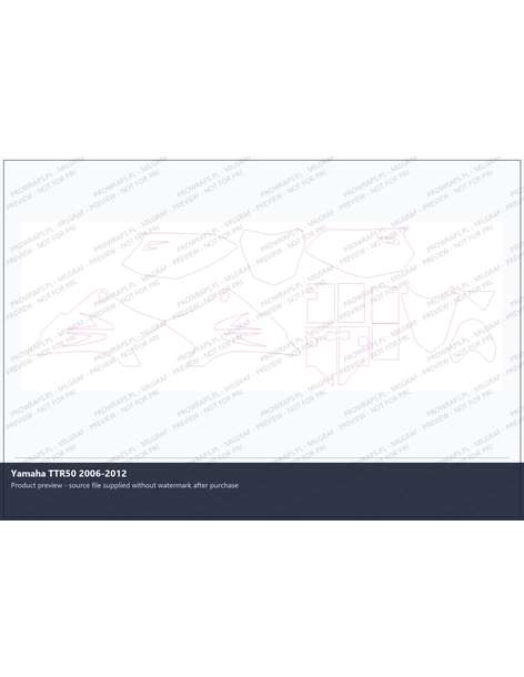 PPF Template - Yamaha TTR50 2006-2012