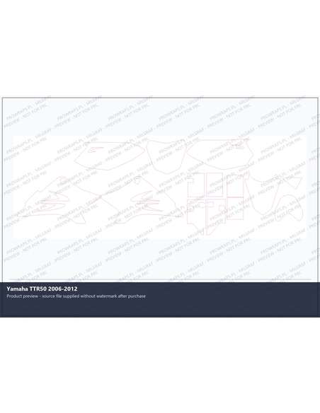 PPF Template - Yamaha TTR50 2006-2012
