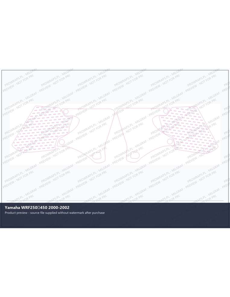PPF Template - Yamaha WRF250450 2000-2002