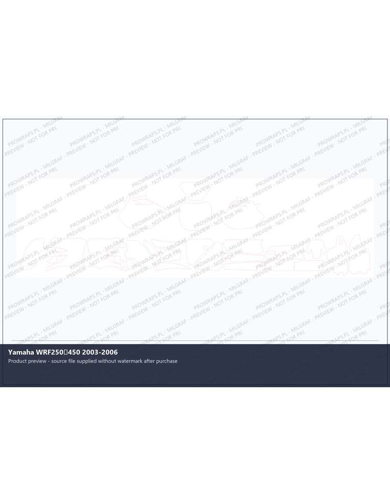 PPF Template - Yamaha WRF250450 2003-2006