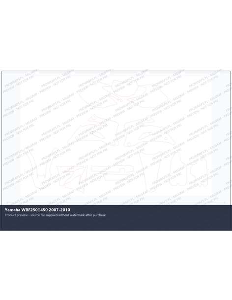 PPF Template - Yamaha WRF250450 2007-2010