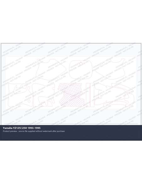 PPF Template - Yamaha YZ125250 1993-1995