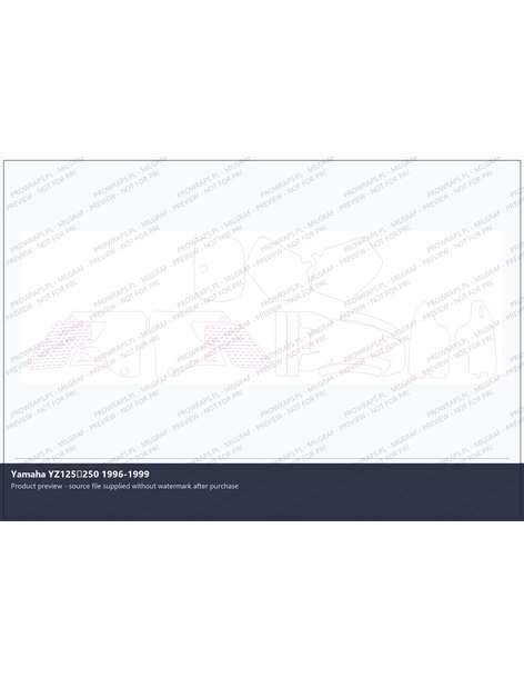PPF Template - Yamaha YZ125250 1996-1999