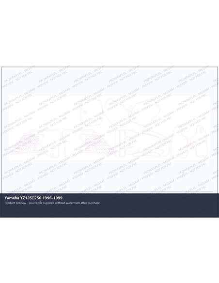PPF Template - Yamaha YZ125250 1996-1999