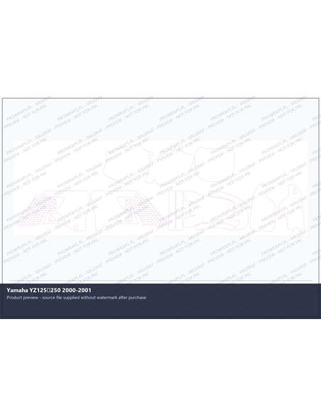 PPF Template - Yamaha YZ125250 2000-2001