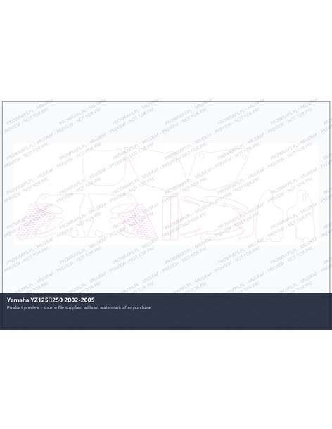 PPF Template - Yamaha YZ125250 2002-2005