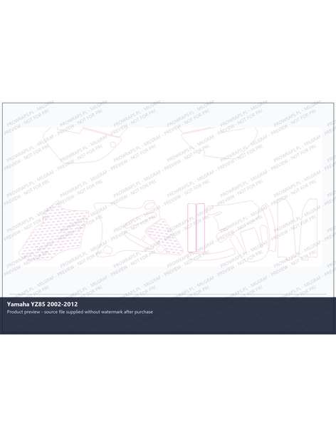PPF Template - Yamaha YZ85 2002-2012